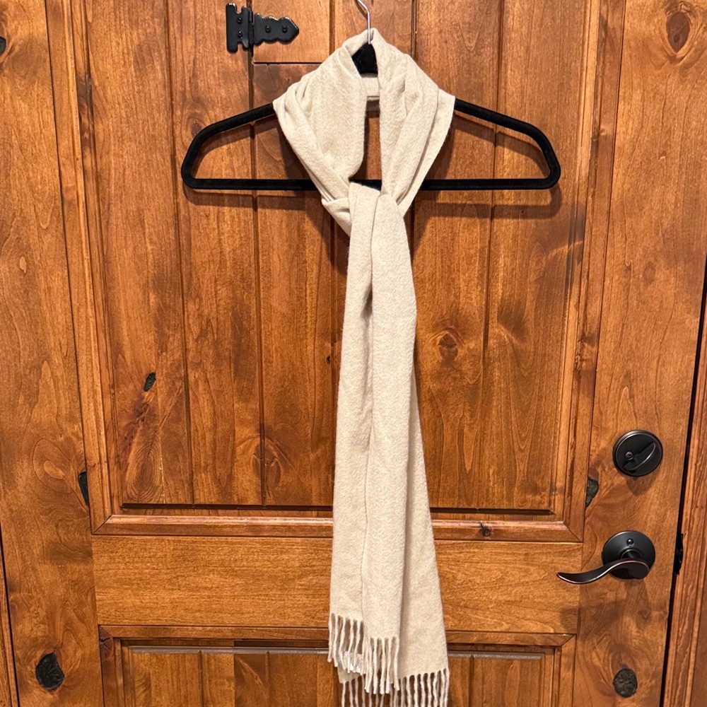 Nordstrom Cream Scarf